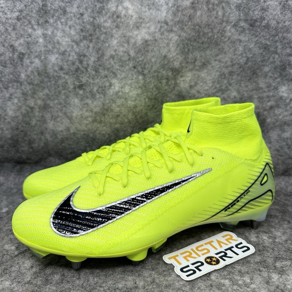 Nike Mercurial Superfly 10 Elite SG Soccer Cleats Mens Sz 9 Mad Voltage Bosnia